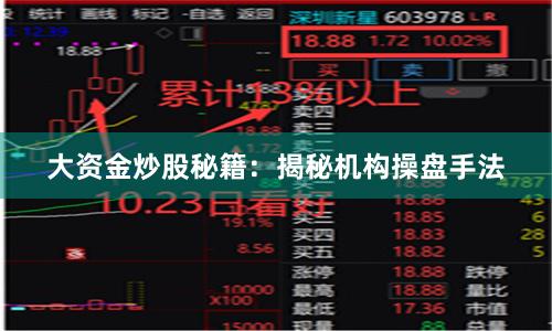 大资金炒股秘籍：揭秘机构操盘手法
