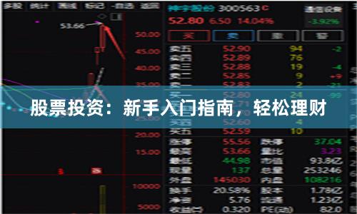 股票投资：新手入门指南，轻松理财