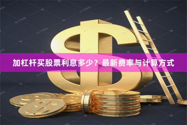 加杠杆买股票利息多少？最新费率与计算方式